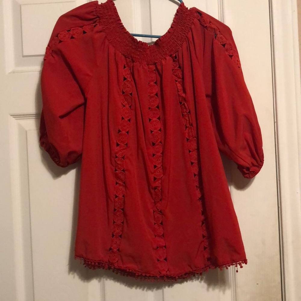 Women’s Red (size L) Blouse